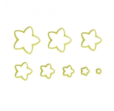 CORTADOR ESTRELA C/8 PÇS BLUE STAR