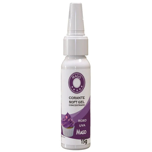 CORANTE SOFT GEL ROXO UVA 15G 1UN MAGO