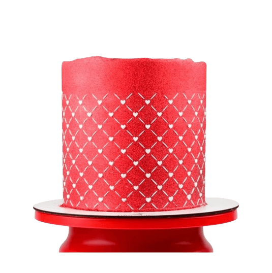 STENCIL POÁ CORAÇÕES - 1 UNI BLUESTAR