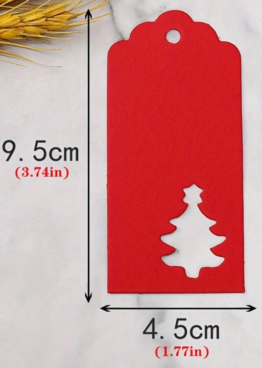 TAG DE NATAL - PACK 10 UNIDADES