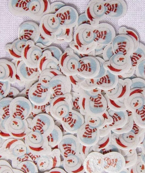 WAFER PAPER BONECO DE NEVE - PACK 10 UNIDADES