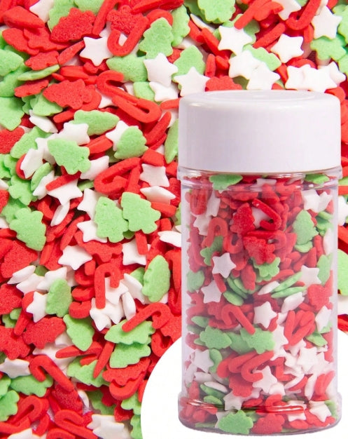 DECORAÇÃO DE AÇÚCAR ARVORE DE NATAL - 60G