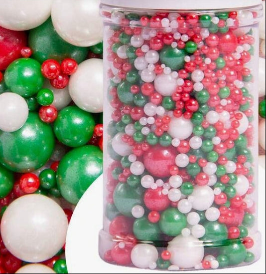 DECORAÇÃO DE AÇÚCAR BOLAS - 85 G