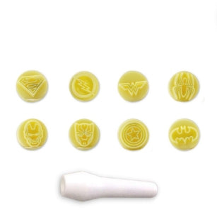 KIT CARIMBOS HERÓIS AMARELO - BLUE STAR