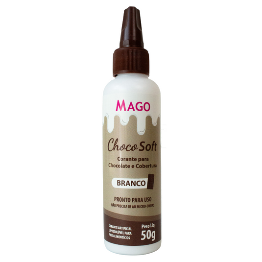 CORANTE CHOCO SOFT BRANCO 50G - MAGO
