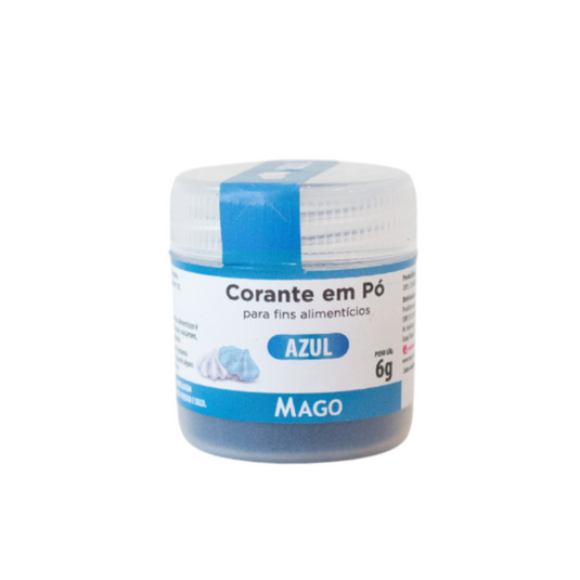 CORANTE EM PO PARA FINS ALIMENTICIO AZUL 6G 1UN MAGO