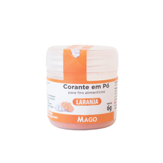 CORANTE EM PO PARA FINS ALIMENTICIO LARANJA 6G 1UN MAGO