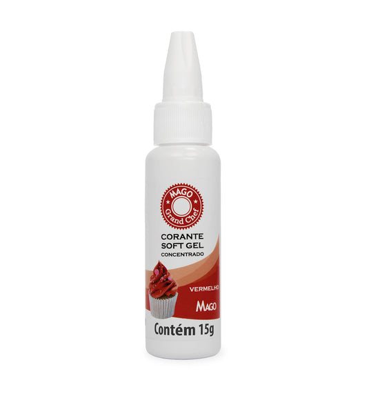 CORANTE SOFT GEL VERMELHO MARSALA 15G 1UN MAGO