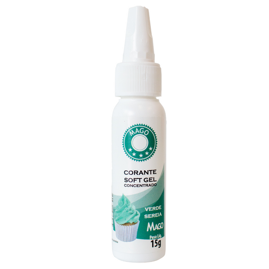 CORANTE SOFT GEL VERDE SEREIA 15G 1UN MAGO