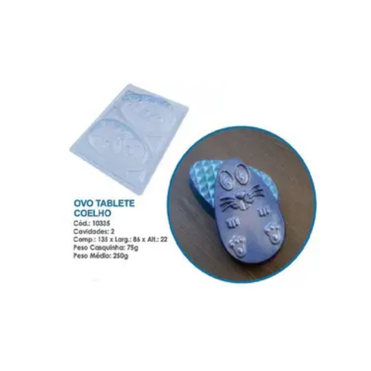 FORMA ESPECIAL TRAD. - OVO TABLETE COELHO 1 UNI BWB