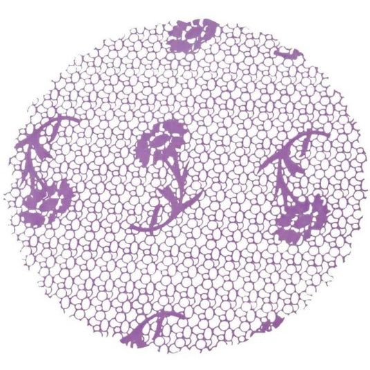 TAPETINHO / FUNDO TRANSP DEC N 07 C/100 UNDS - RENDA LILAS