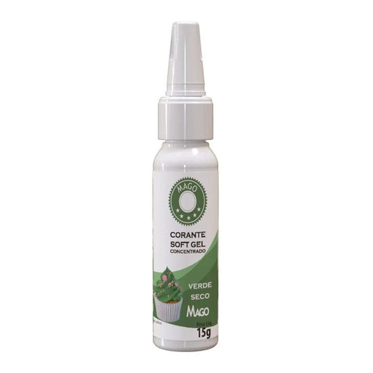 CORANTE GEL VERDE SECO 15g 1UN MAGO