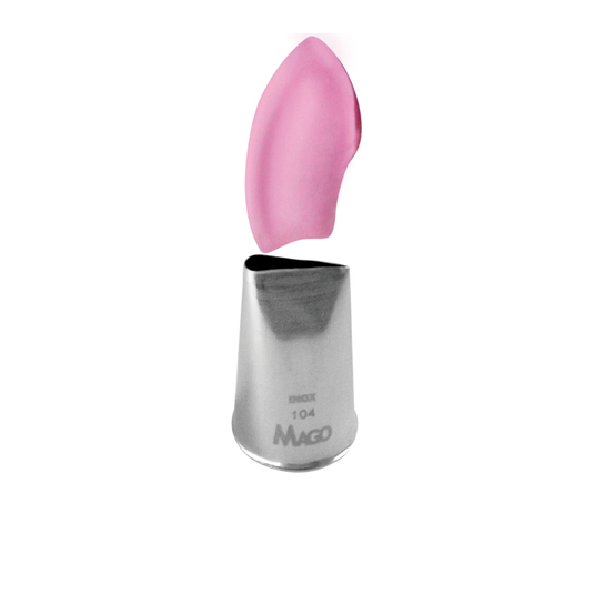 BOQUILHA-TUBO DE BICO PÉTALA MOD.104 INOX PEQUENO 1UN MAGO