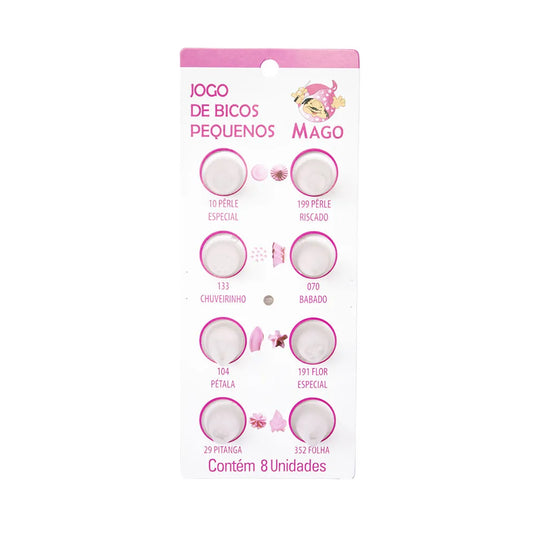 KIT DE BICO DE PLÁSTICO PEQUENO 8Un MAGO