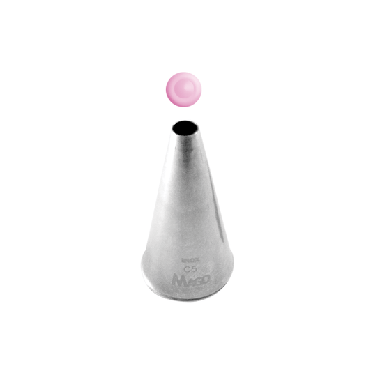 BOQUILHA-TUBO DE BICO PERLÊ MOD. 05 INOX PEQUENO 1UN MAGO