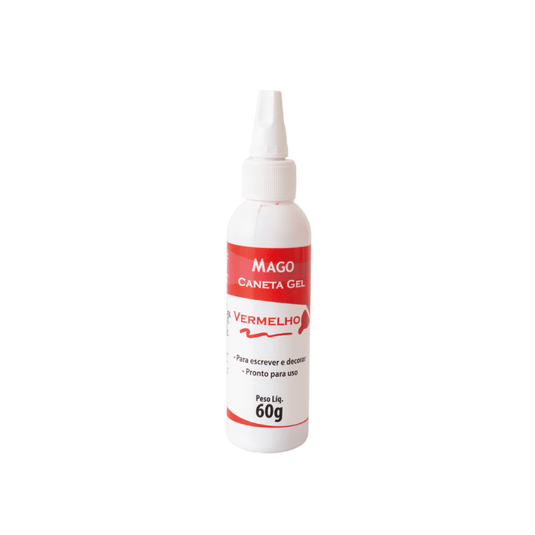 CANETA GEL 60g - VERMELHO MAGO