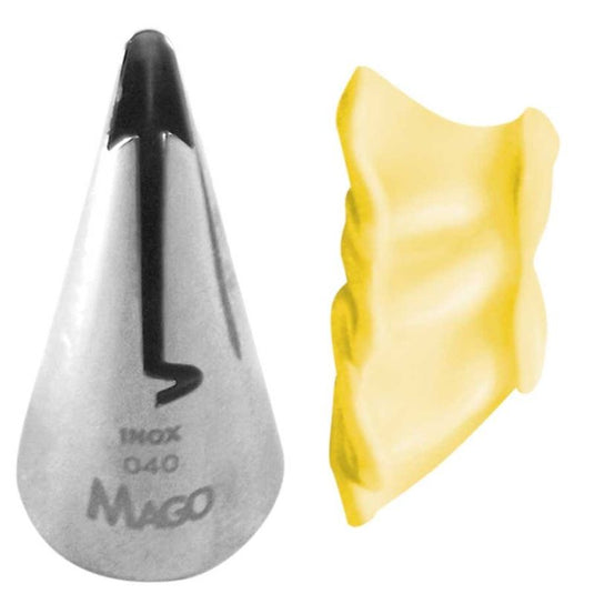 BOQUILHA- TUBO DE BICO BABADO MOD.040 INOX PEQUENO 1UN MAGO