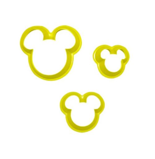 CORTADOR MICKEY C/3 PÇS - BLUESTAR