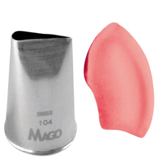 BOQUILHA-TUBO DE BICO PETALA MOD.104W INOX PEQUENO 1UN MAGO