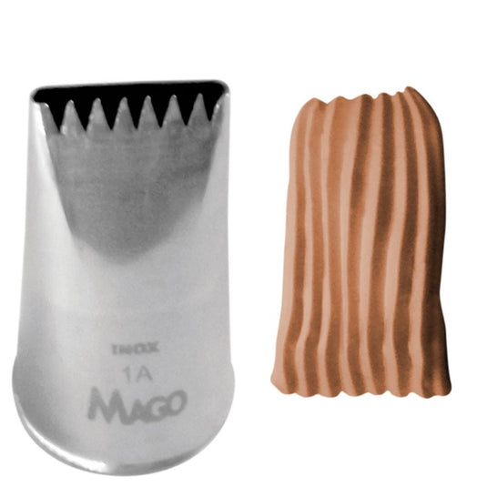 BOQUILHA-BICO DE CONFEITAR SERRA GRANDE INOX MODELO 1A MAGO