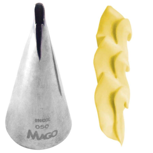 BOQUILHA- TUBO DE BICO BABADO MOD.050 INOX PEQUENO 1UN MAGO