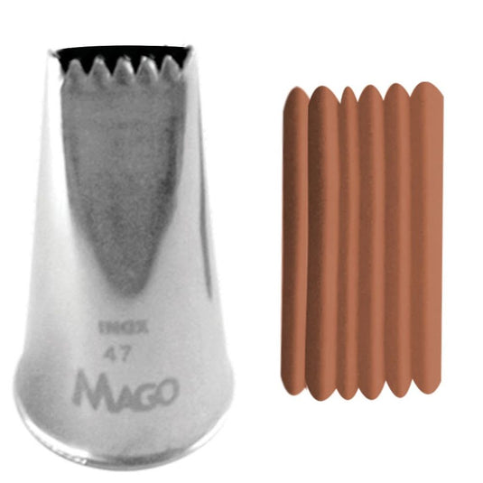 BOQUILHA-TUBO DE BICO SERRA MOD.47 INOX PEQUENO 1UN MAGO