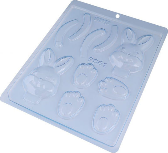 FORMA SIMP TRAD- PARTES COELHO DE CHOCOLATE 1 UNI BWB