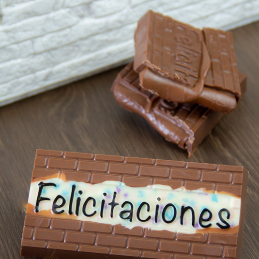 FORMA ESPECIAL TRAD. - TABLETE FELICITACIONES 1 UNI BWB