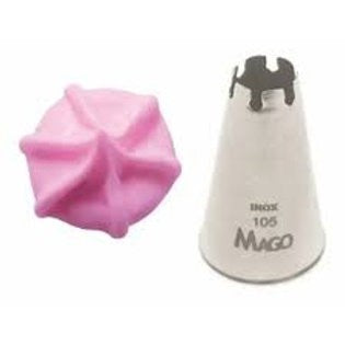 BOQUILHA-TUBO DE BICO PERLÊ MOD.105 INOX PEQUENO 1UN MAGO