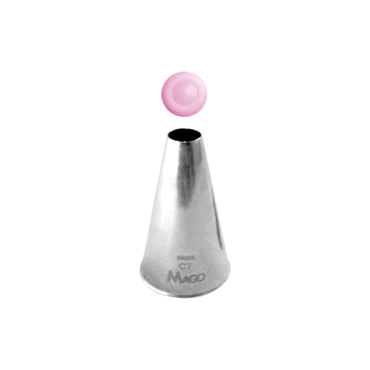 BOQUILHA-TUBO DE BICO PERLÊ MOD.C7 INOX GRANDE 1UN MAGO