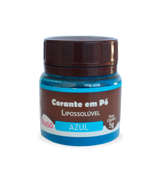 CORANTE EM PO LIPOSSOLUVEL AZUL 5G 1UN MAGO