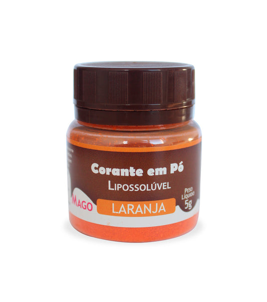 CORANTE EM PO LIPOSSOLUVEL LARANJA 5G 1UN MAGO
