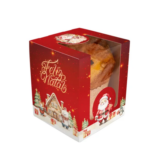 CAIXA MINI PANETONE C10xL10xA12 (01 UNIDADE)