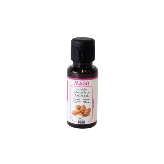 EMULSAO SABORIZANTE DE AMENDOA 18ML 1UN MAGO