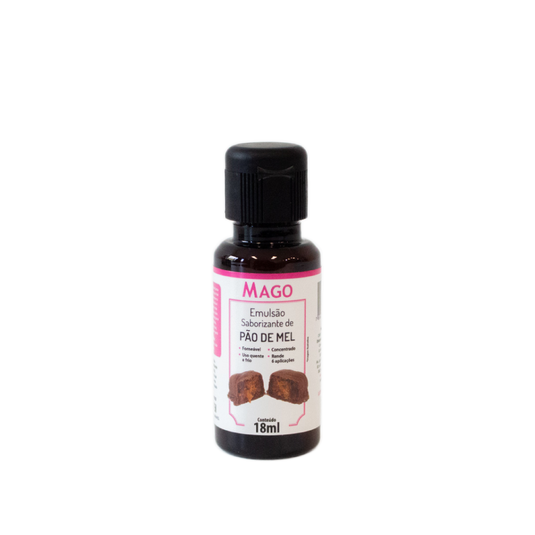 EMULSAO SABORIZANTE DE PAO DE MEL 18ML 1UN MAGO
