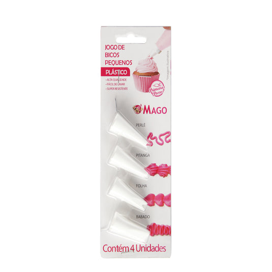 KIT DE BICO PLASTICO PEQUENO 4UN MAGO