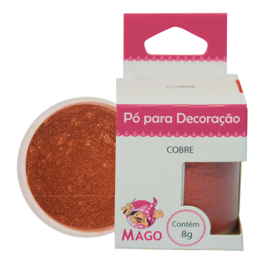 PO P/ DECORACAO COBRE 1UN 8G MAGO