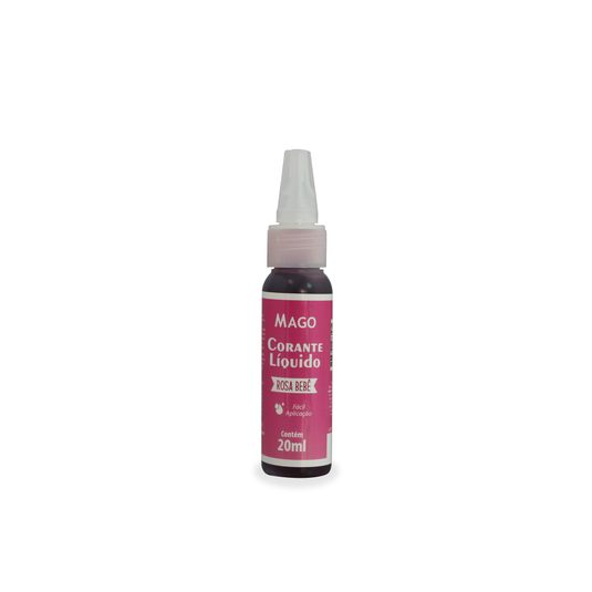 CORANTE LIQUIDO ROSA BEBE 1 UNI MAGO