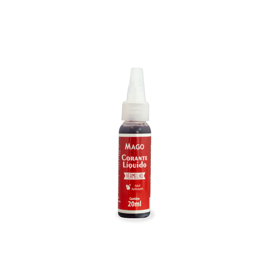 CORANTE LIQUIDO VERMELHO 1 UNI MAGO
