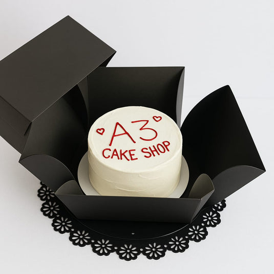CAIXA BENTO CAKE PRETA - 05 UNIDADES