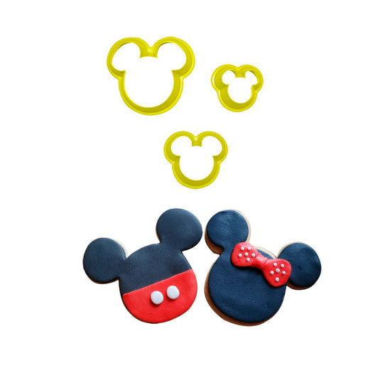 CORTADOR MICKEY C/3 PÇS - BLUESTAR