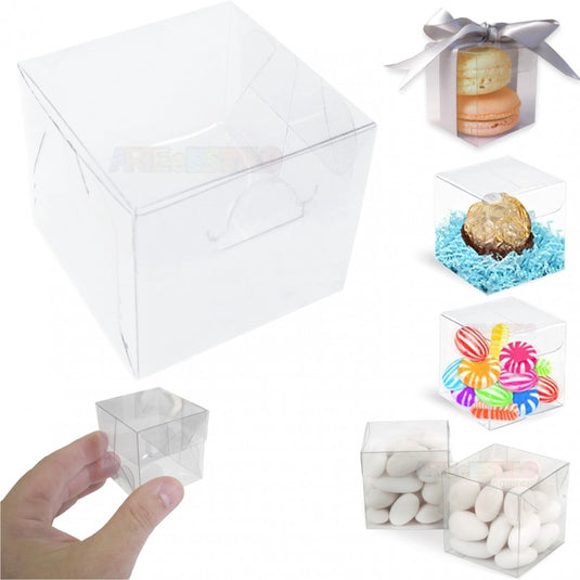 CAIXA CRISTAL UM DOCE 5x5x5 ( pack 5 unidades)