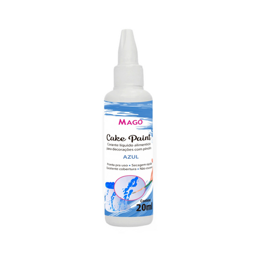 CAKE PAINT CORANTE ALIMENTICIO PARA CONFEITAR AZUL 20G
