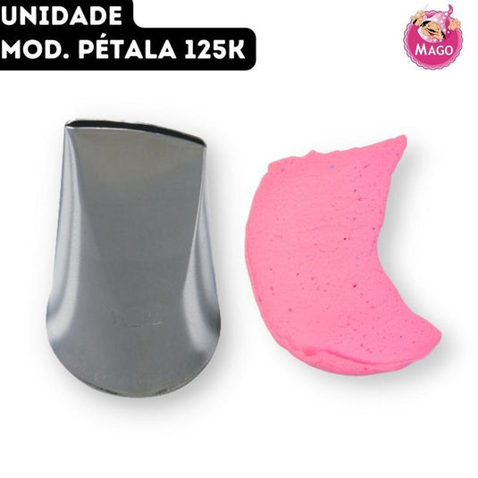 BOQUILHA-TUBO DE BICO PÉTALA MOD.125K INOX GRANDE 1UN MAGO