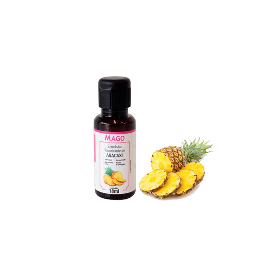EMULSAO SABORIZANTE DE ABACAXI 18ML 1UN MAGO