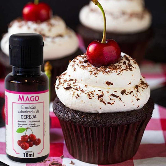 EMULSAO SABORIZANTE DE CEREJA 18ML 1UN MAGO