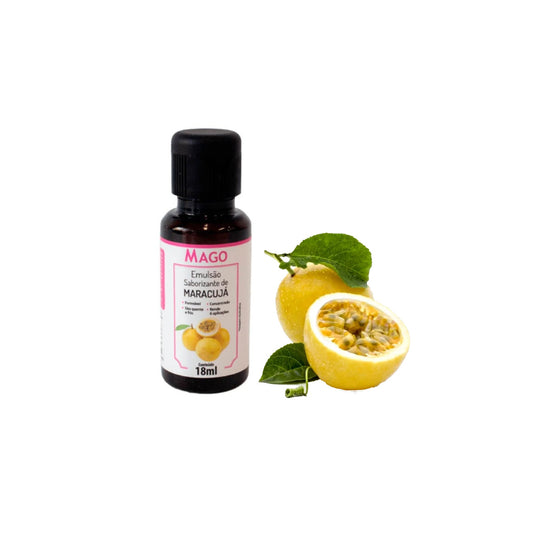 EMULSAO SABORIZANTE DE MARACUJA 18ML 1UN MAGO