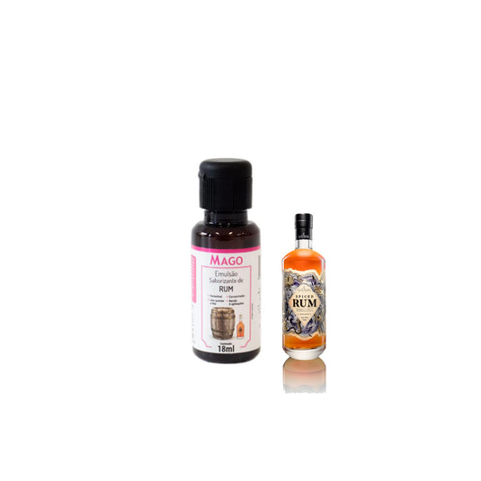 EMULSAO SABORIZANTE DE RUM 18ML 1UN MAGO