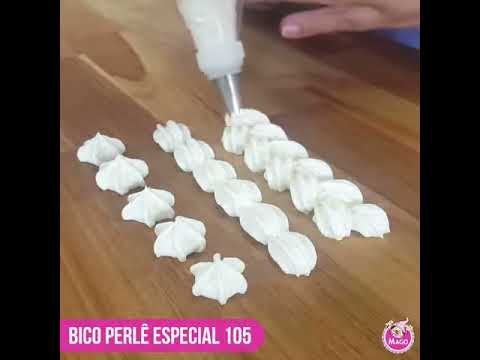 BOQUILHA-TUBO DE BICO PERLÊ MOD.105 INOX PEQUENO 1UN MAGO
