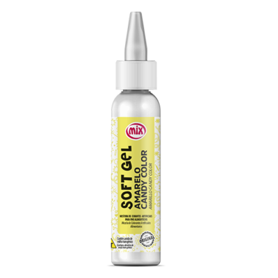 CORANTE SOFT GEL AMARELO NEON - MIX